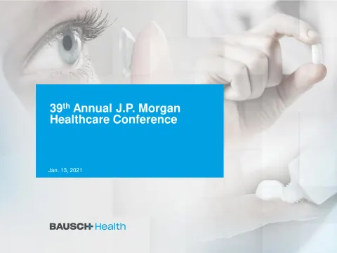 Bausch Health Companies | Investor Conference Presentation Deck | 18 slides