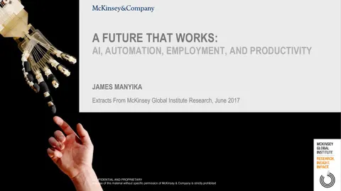 A future that works: AI, Automation, employment, and productivity