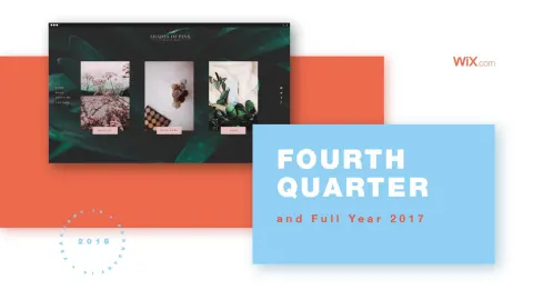 Wix | Results Presentation Deck | 28 slides