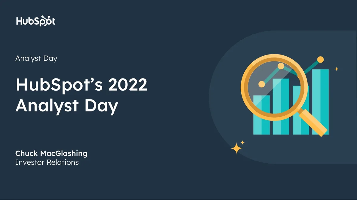 Hubspot | Investor Day Presentation Deck | 77 slides · slide 1