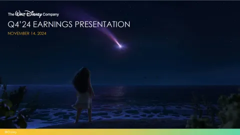 Disney | Results Presentation Deck | 25 slides