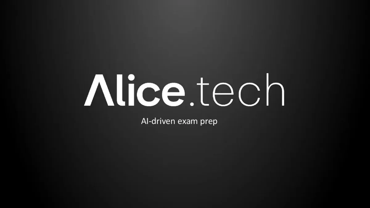 Pitch deck: Alice.Tech raises $4.8 million for AI edtech platform · slide 1