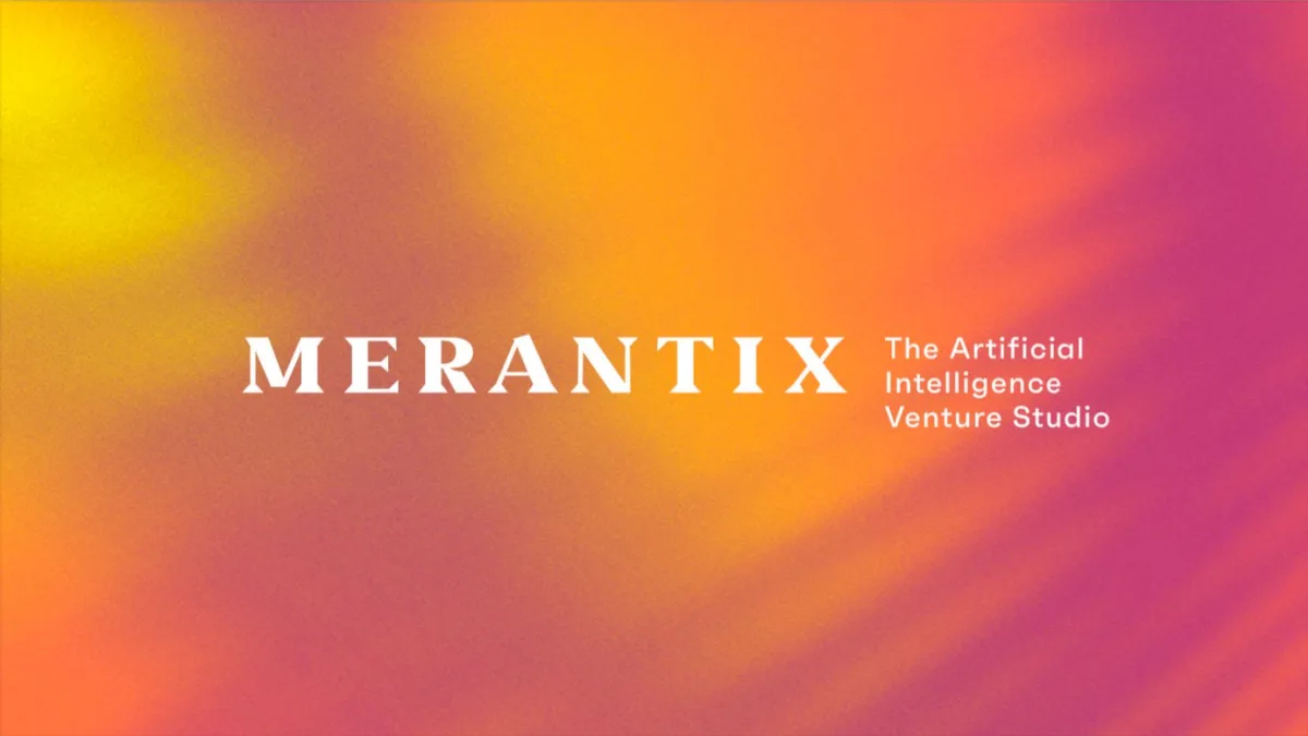 Pitch Deck: Merantix lands Softbank investment, partnership for AI startups · slide 1
