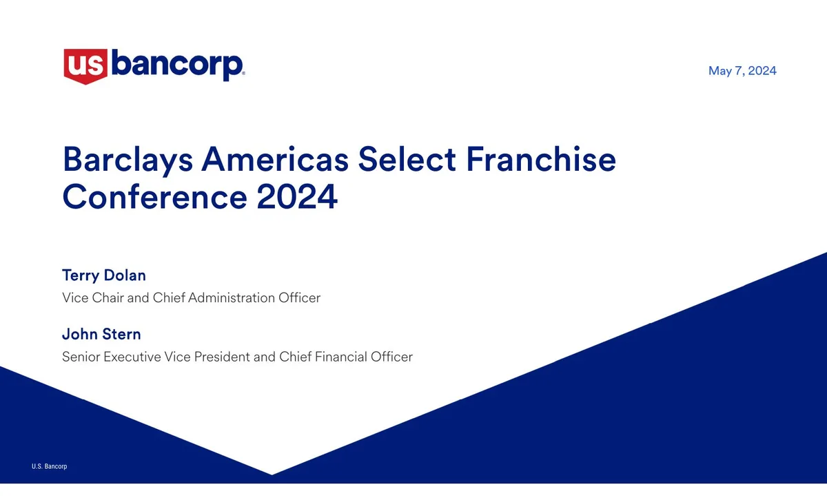 2024 usb barclays presentation conference deck · slide 1