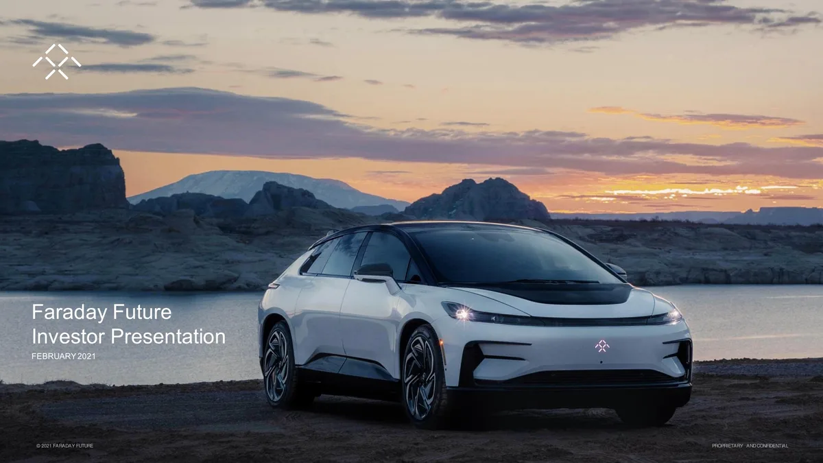 Faraday Future | SPAC Presentation Deck | 57 slides · slide 1
