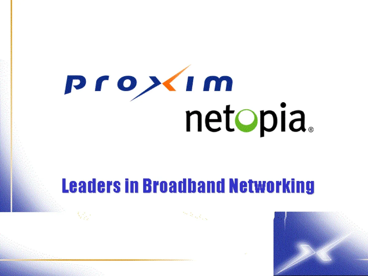 Proxim | Mergers and Acquisitions Presentation Deck | 33 slides · slide 1