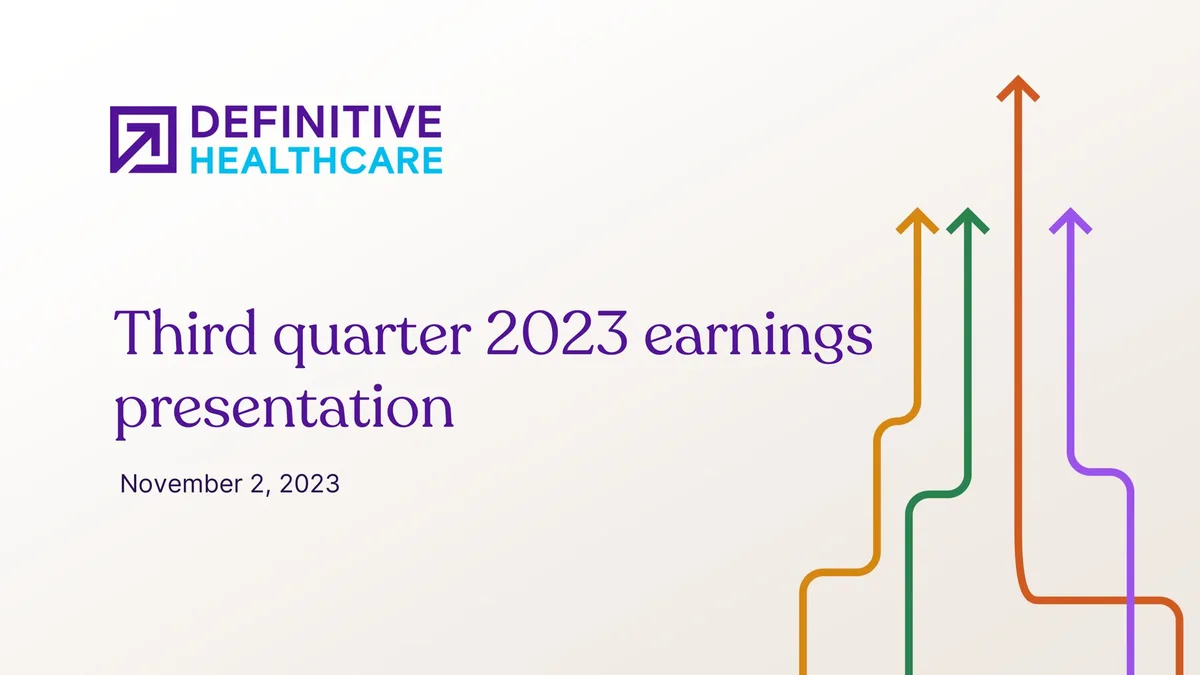 Definitive Healthcare | Results Presentation Deck | 30 slides · slide 1