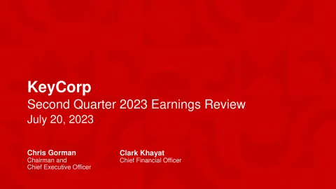 KeyCorp | Results Presentation Deck | 25 slides