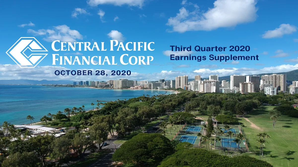 Central Pacific Financial | Results Presentation Deck | 26 slides · slide 1