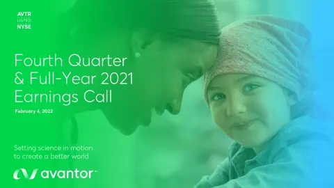 Avantor | Results Presentation Deck | 19 slides