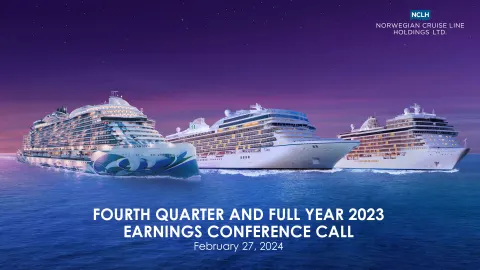 Norwegian Cruise Line | Results Presentation Deck | 29 slides