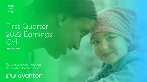 Avantor | Results Presentation Deck | 20 slides