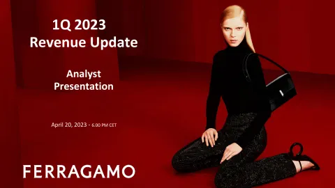 Salvatore Ferragamo | Results Presentation Deck | 10 slides