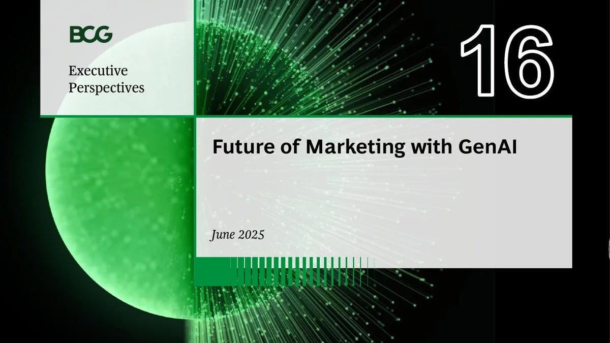 2025 Executive Perspectives Future of Marketing with GenAI · slide 1