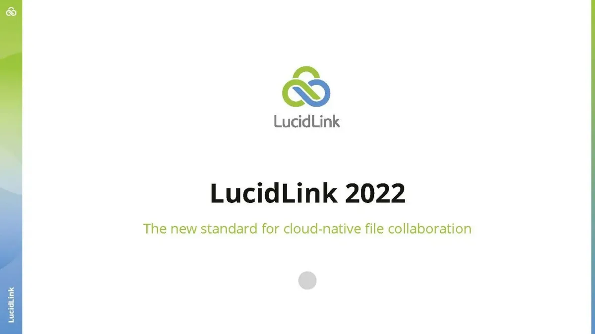 Read the pitch deck the cloud-data-storage firm LucidLink used to win over investors for a $20 million Series B led by Headline · slide 1
