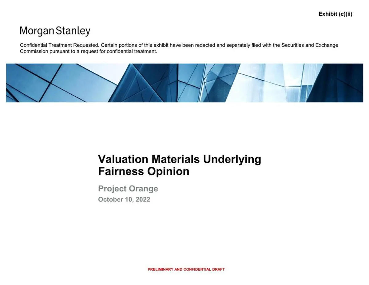 Includes standard regulatory filing disclaimer and exhibit reference.