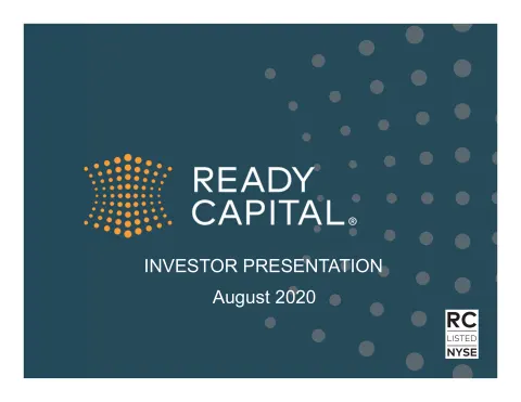 Ready Capital | Investor Presentation Deck | 33 slides