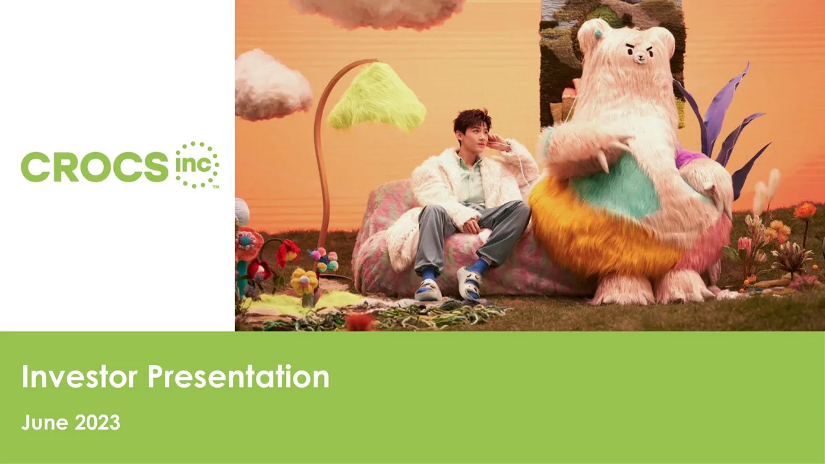 Crocs | Results Presentation Deck | 44 slides · slide 1