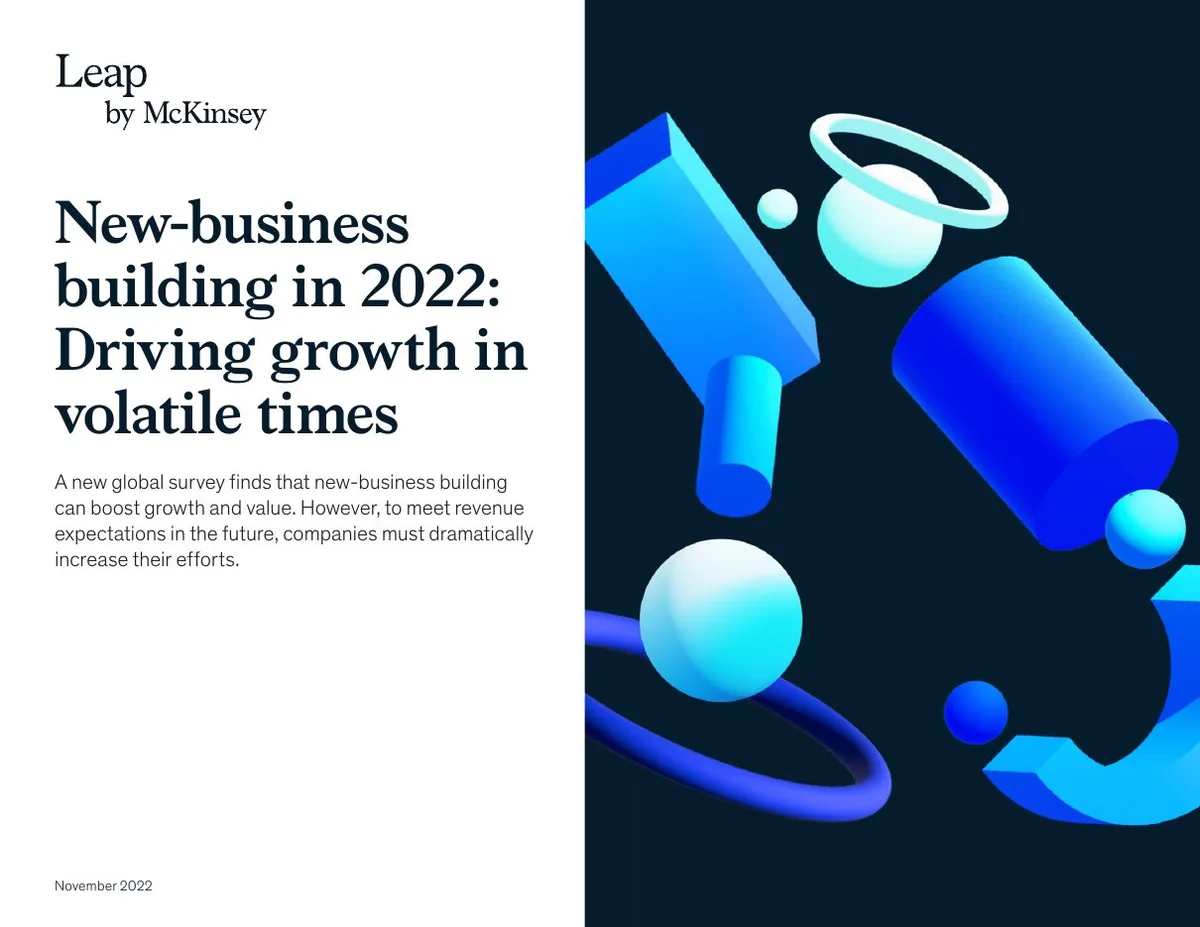 Includes branding for Leap by McKinsey and date.