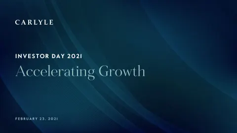 Carlyle | Investor Day Presentation Deck | 229 slides