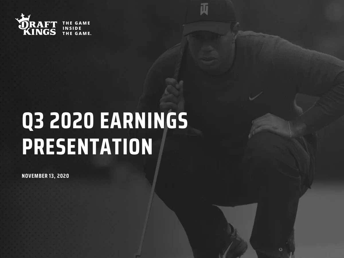 DraftKings | Results Presentation Deck | 14 slides · slide 1