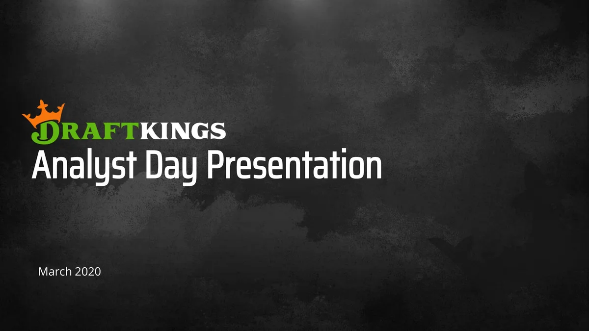 DraftKings | SPAC Presentation Deck | 49 slides · slide 1