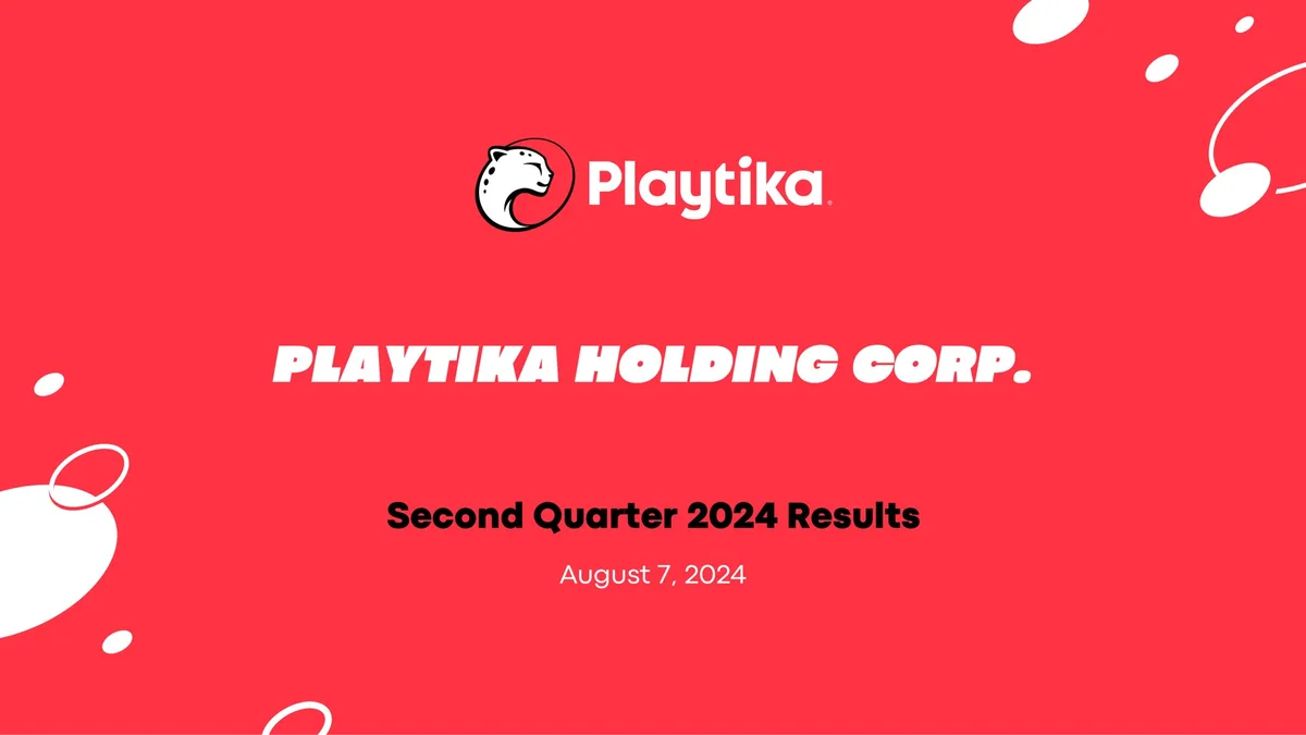 Playtika | Results Presentation Deck | 12 slides · slide 1
