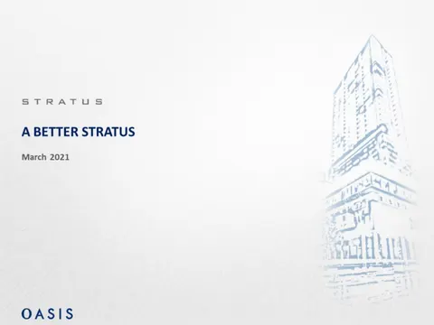 Oasis Stratus Presentation March 2021