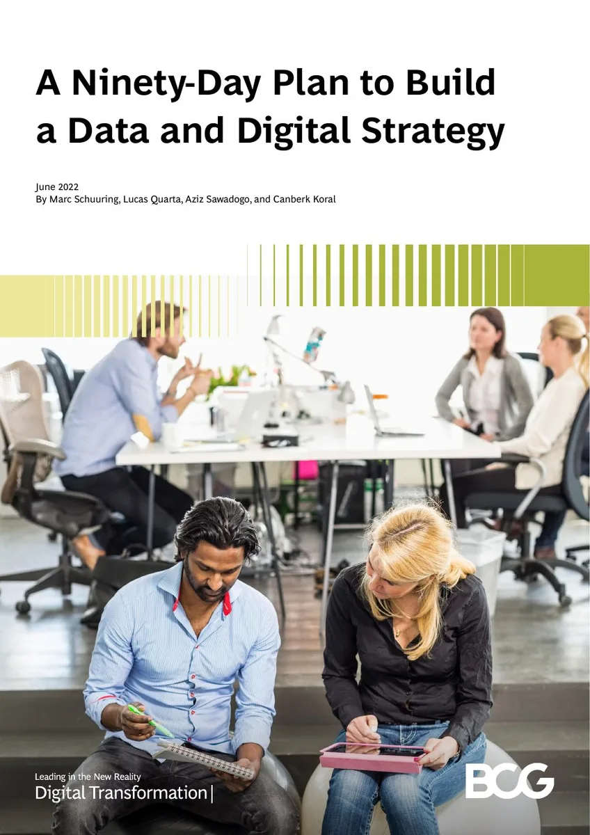 Ninety-Day Plan Data Digital Strategy · slide 1