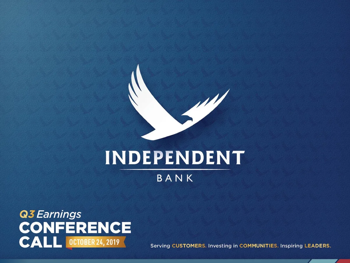Independent Bank Corp | Results Presentation Deck | 26 slides · slide 1
