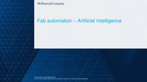 McKinsey Fab Automation Artificial Intelligence