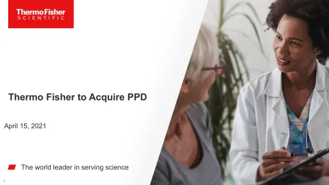 Thermo Fisher | Mergers and Acquisitions Presentation Deck | 12 slides