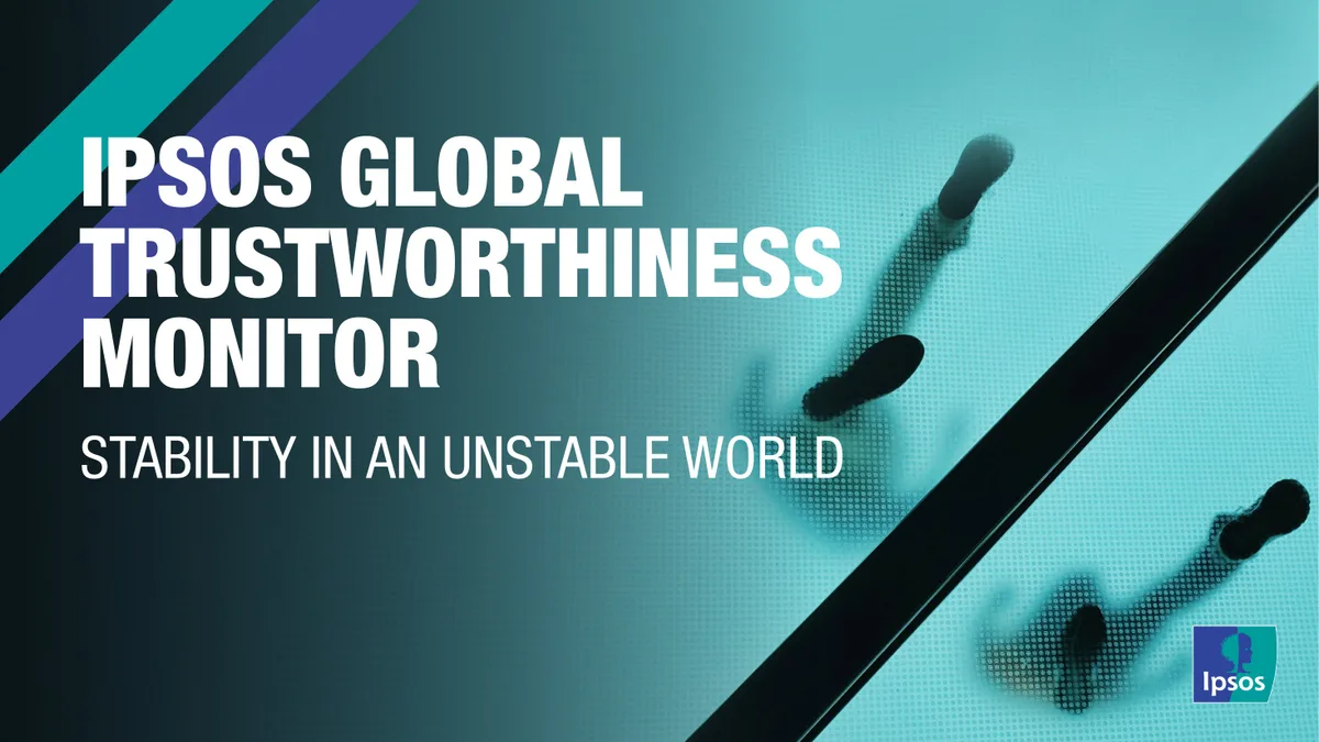 ipsos global trustworthiness monitor stability in an unstable world · slide 1