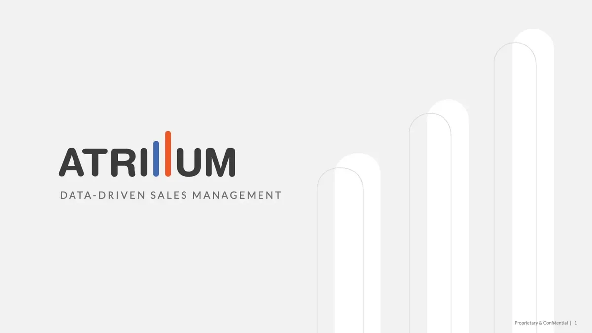 Read the pitch deck Atrium used to raise a $20 million Series A · slide 1