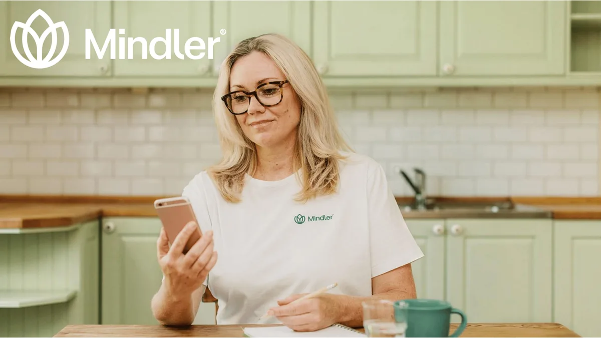 Pitch deck: Mental health startup Mindler raises $8.7 million · slide 1