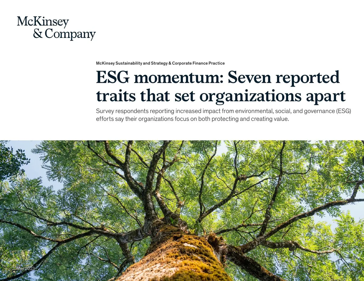 Includes McKinsey & Company logo and practice area attribution.