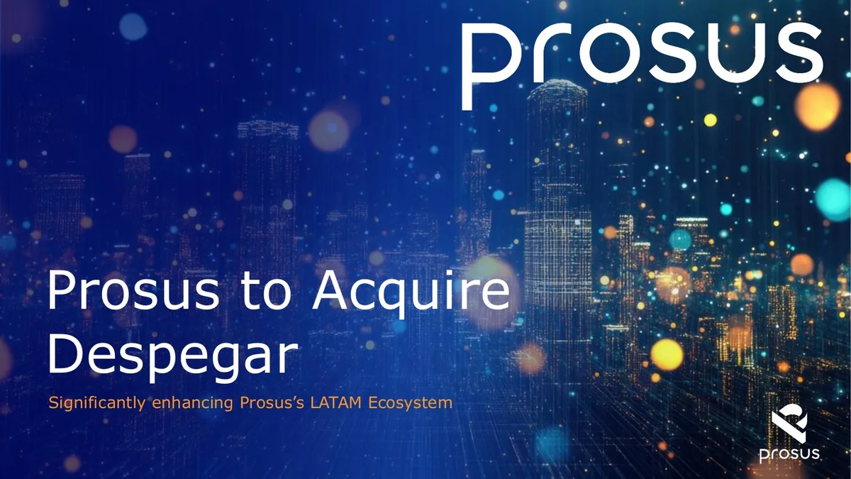2024 Prosus Acquisition Presentation · slide 1