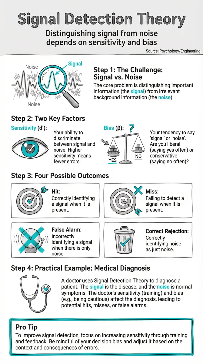 Signal Detection Theory illustration