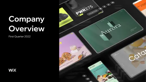 Wix | Results Presentation Deck | 19 slides