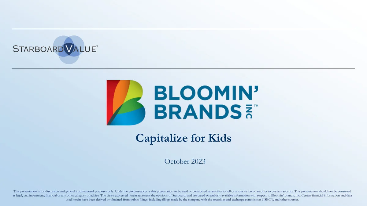 Bloomin' Brands (BLMN) · slide 1