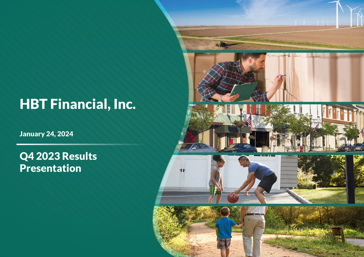 HBT Financial | Results Presentation Deck | 36 slides · slide 1