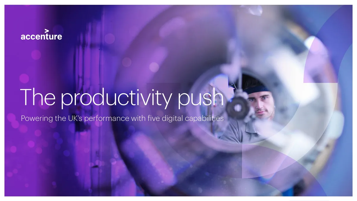 The productivity push Powering the UK’s performance with five digital capabilities · slide 1