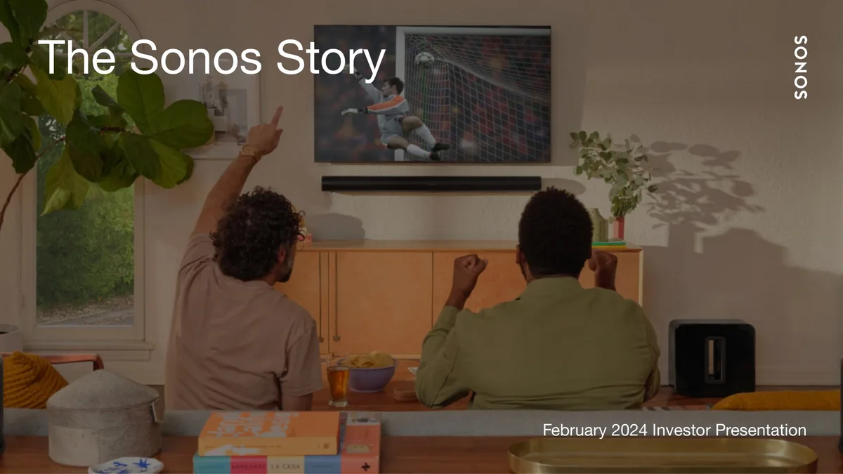 Sonos | Investor Presentation Deck | 21 slides · slide 1