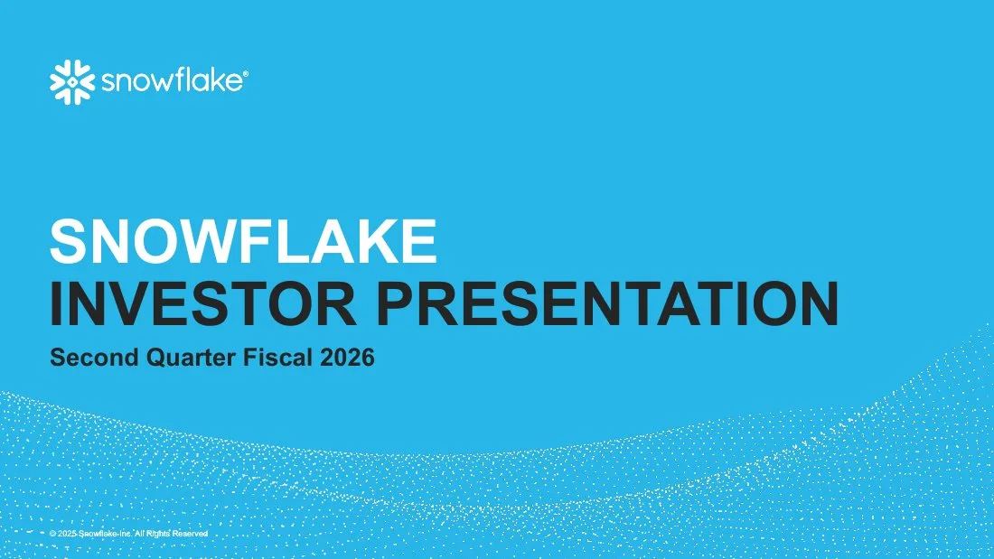 2025 Q2FY26 Investor Presentation · slide 1