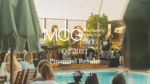 Membership Collective Group | Results Presentation Deck | 29 slides