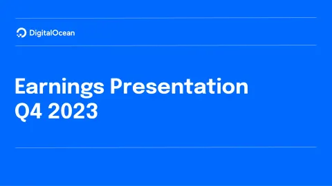 DigitalOcean | Results Presentation Deck | 23 slides