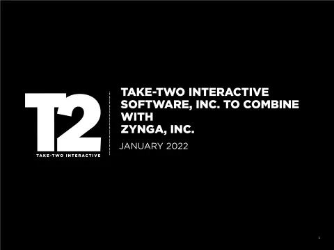 Take-Two Interactive | Mergers and Acquisitions Presentation Deck | 24 slides