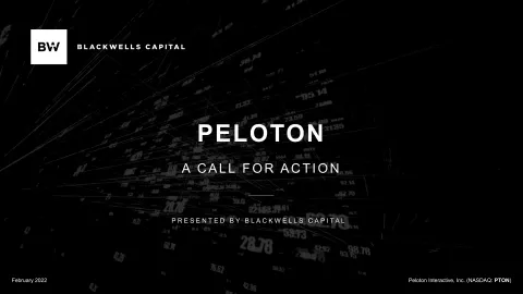 Blackwells Capital | Activist Presentation Deck | 65 slides