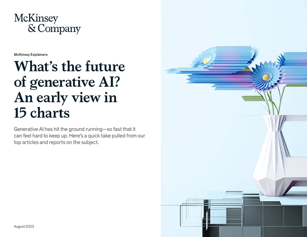 Features McKinsey branding and a stylized paper-art illustration.