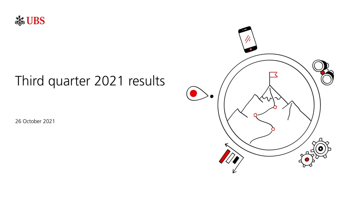 UBS | Results Presentation Deck | 30 slides · slide 1